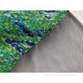 Shiny Interlock Pleat Fabric